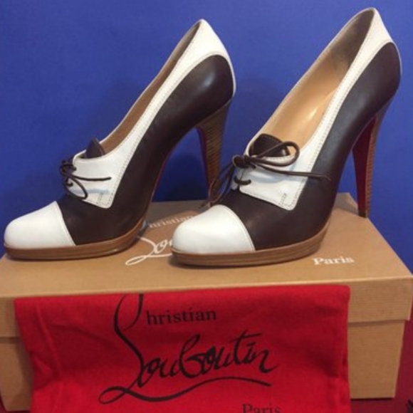 CHRISTIAN LOUBOUTIN Rare Oxford Pump - Picture 2 of 14